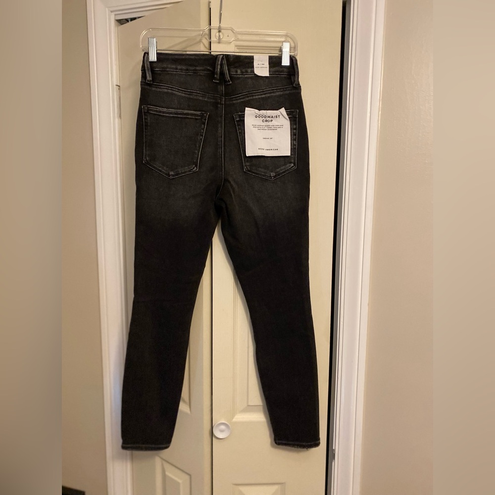 Good American Dark Gray Skinny Jeans - Picture 2 of 8